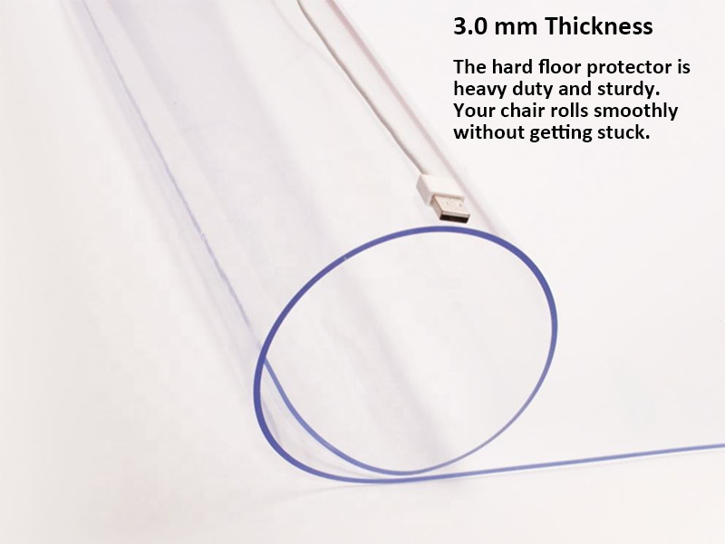 thick heavy duty plastic mat for office chair