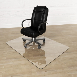 Crystal Clear Office Chair Mat for Hardwood Floor Protector 