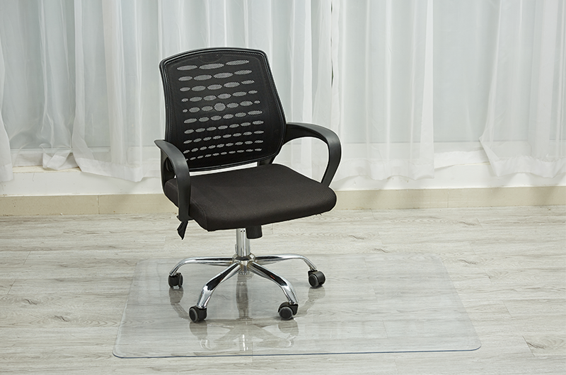 Crystal Clear Office Chair Mat for Hardwood Floor Protector 