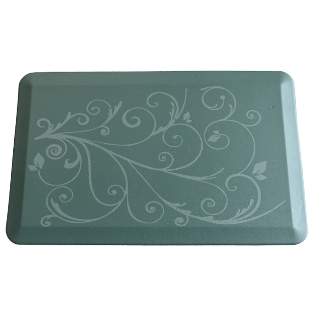 Customized Printed Pattern Logo Memory Foam Anti Fatigue Kitchen Floor Mat