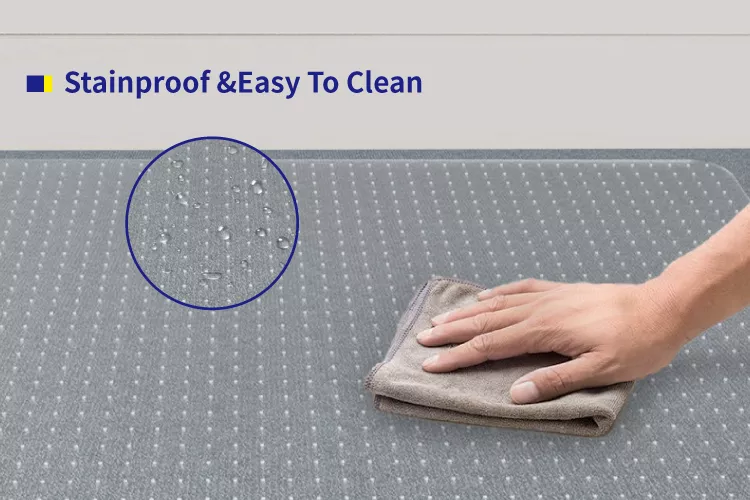 stainproof and easy to clean chair mat for office