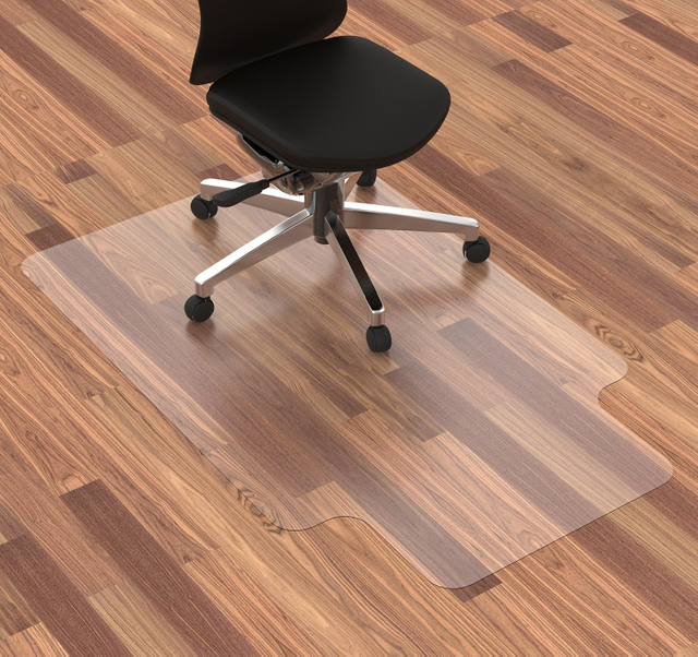 Vinyl Clear Office Chair Mat for Hardwood Floors