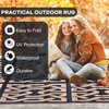 Manufacturers Waterproof Carpet RV Outdoor 100% PP Resistant Anti-UV Garden Rugs Patio Mat Recycled Plastic Carpet