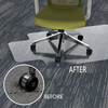 Clear PVC Computer Desk Office Chair Mat Convex 