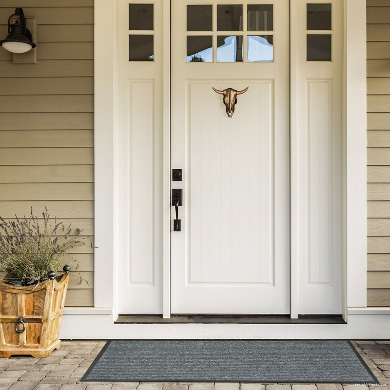  Black Front Door Mat Indoor Outdoor Doormats 