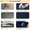 Large Size Pvc Leather Placemat Tablemat