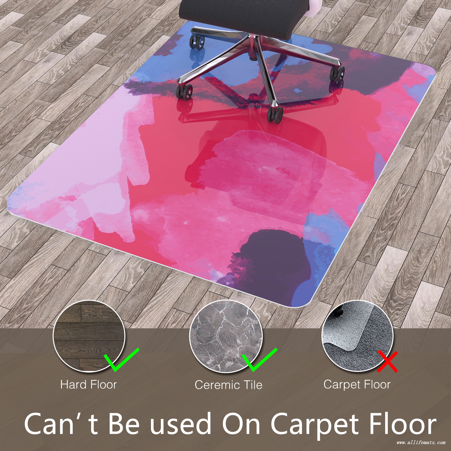 Wholesale Custom Fashion Chair Mat 