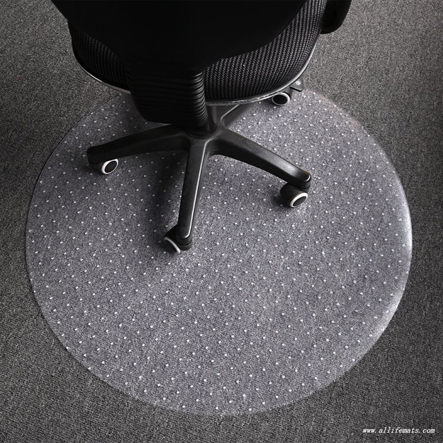 ALLIFEMATS Round Chair Mat for Carpet
