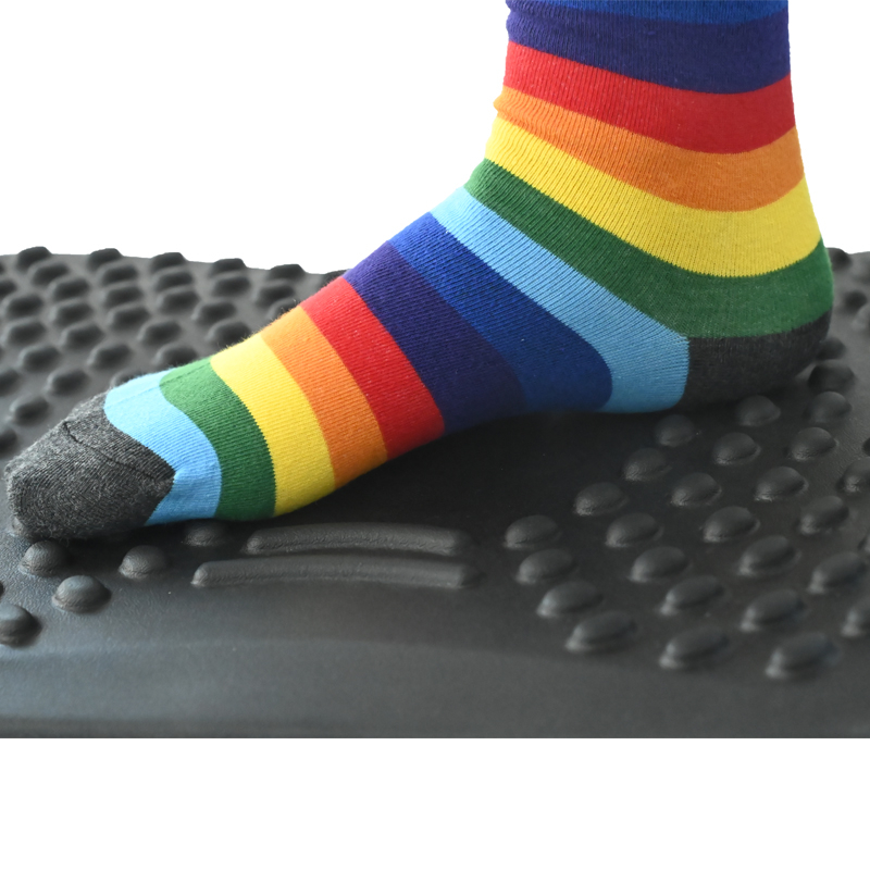 Plastic Wobble Anti Fatigue Balance Board for Standing Desk Stability Rocker with Ergonomic Design Comfort Floor Mat