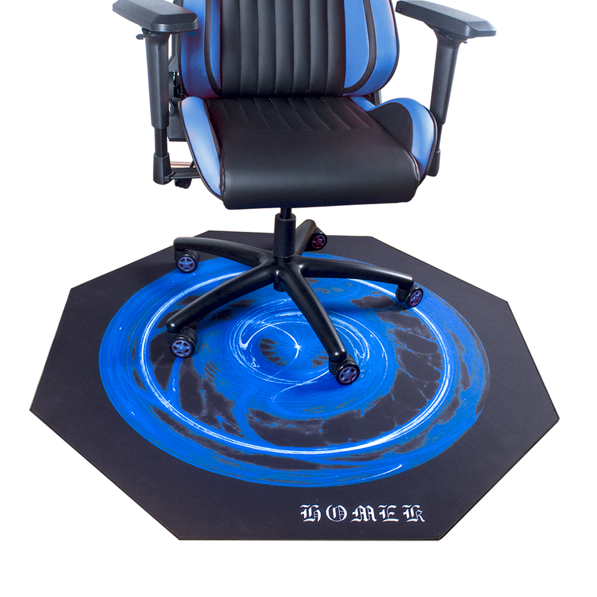 High Quality OEM Pattern Decorative Waterproof E-sport Gaming Chair Mat NR Foam Floor Protector Manufacturer