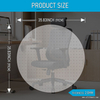ALLIFEMATS Round Chair Mat for Carpet