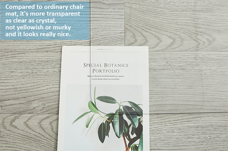 plastic office floor transparent chair mat manufacturer