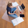 Eco-friendly Vinyl Office Desk Chair Mat for Hard Floors 
