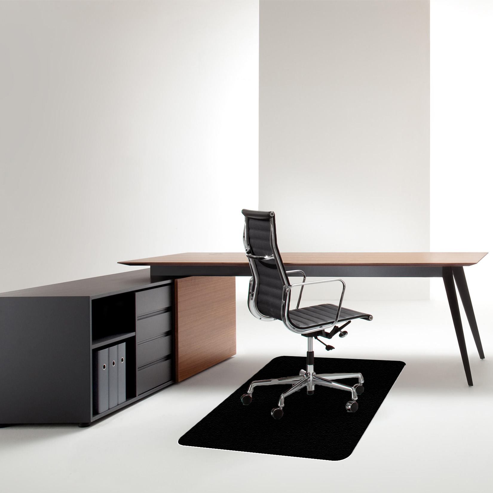 black chair mat for hardwood floor
