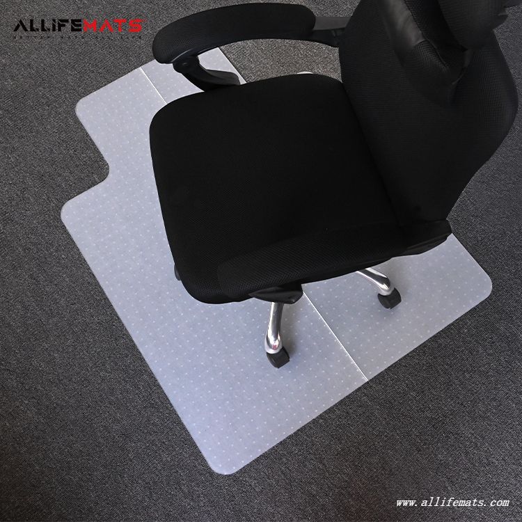 Milk White PP Foldable Chair Mat 