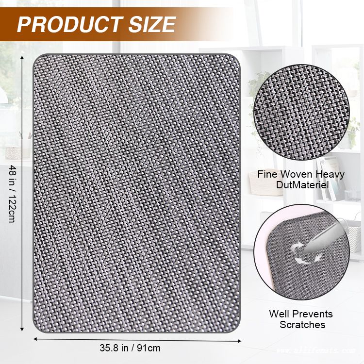 New Teslin Material Chair Mat for Wood Floor