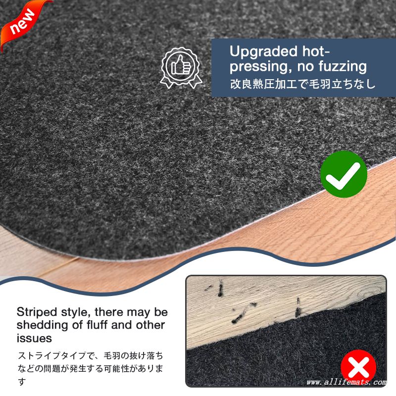 Self-adhesive Adsorption Polyester Chair Mat for Wood Floor