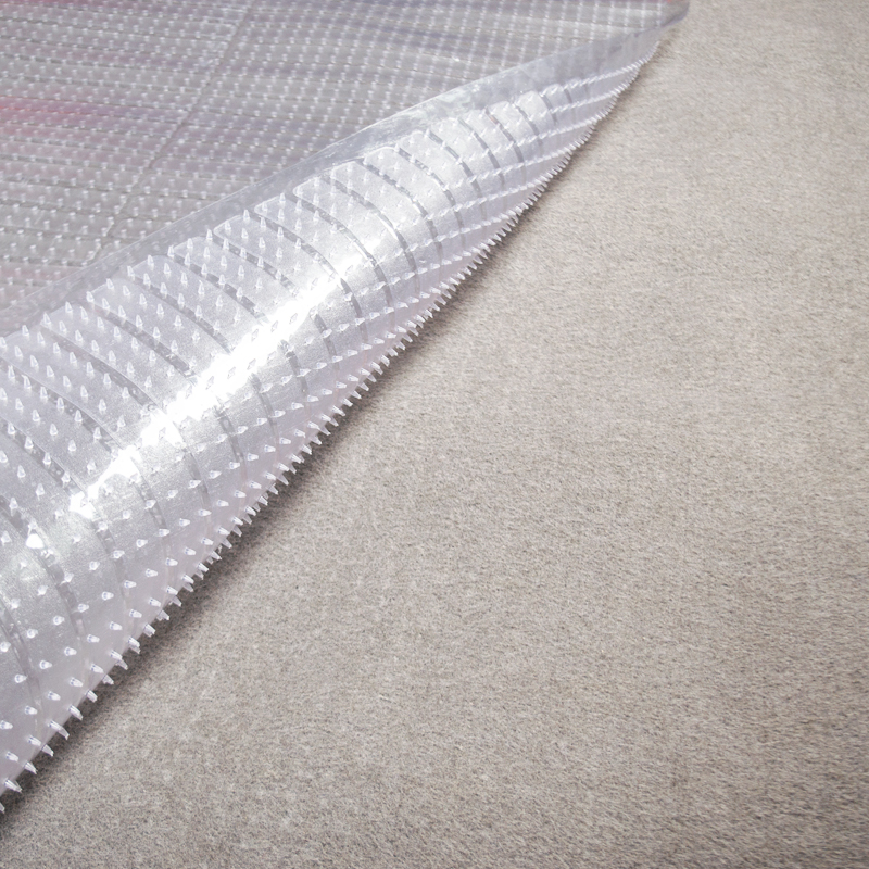 Custom Size Deep Pile Carpet Runners Floor Protector Clear Easy-to-Clean Plastic Mat for Hallway Living or Dining Room Use