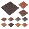 WPC WOOD PLASTIC TILE Wood Plastic Composite Patio Deck Tiles