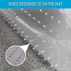 ALLIFEMATS Round Chair Mat for Carpet