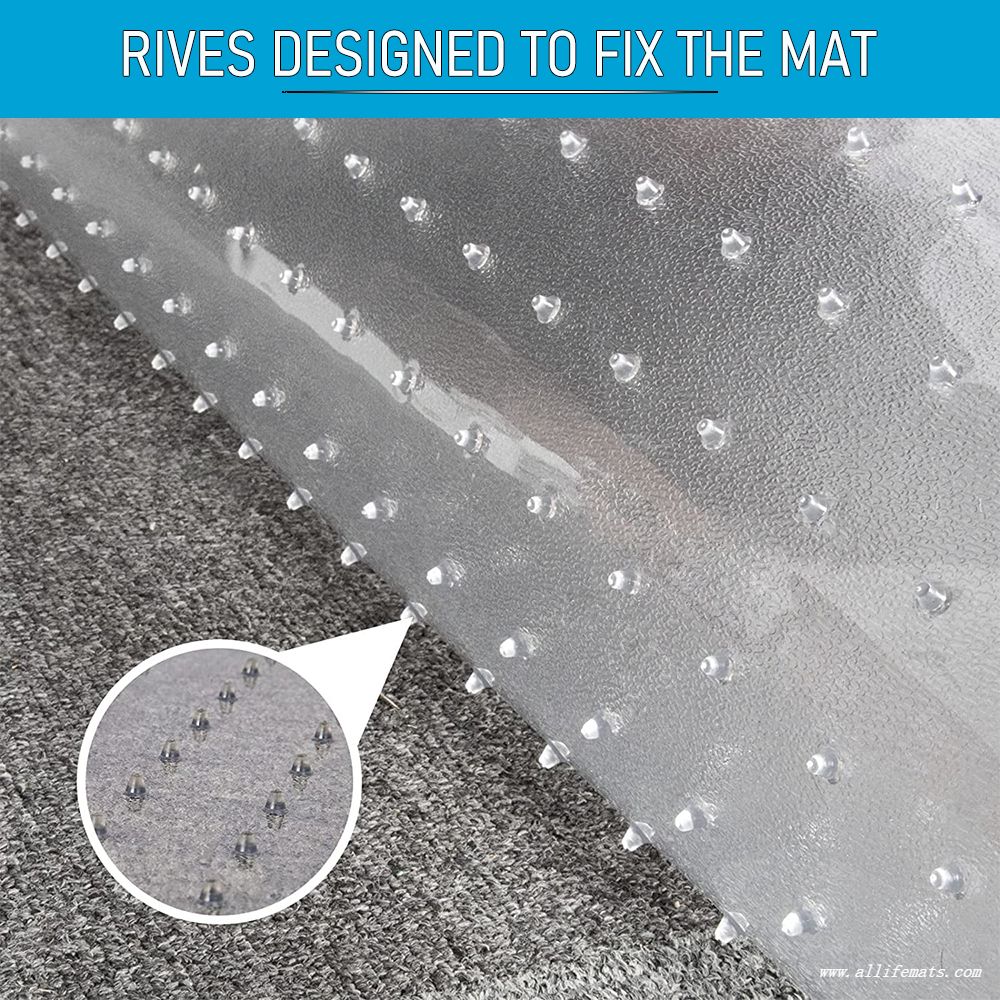 ALLIFEMATS Round Chair Mat for Carpet