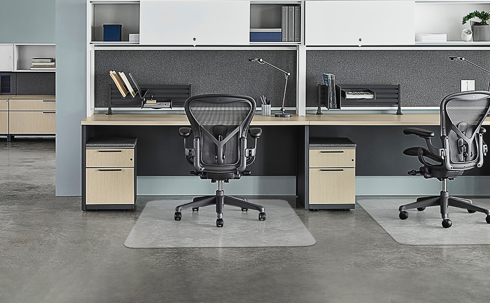 easy glide and anti-slip office Floor Protector Hardwood Chair Mat
