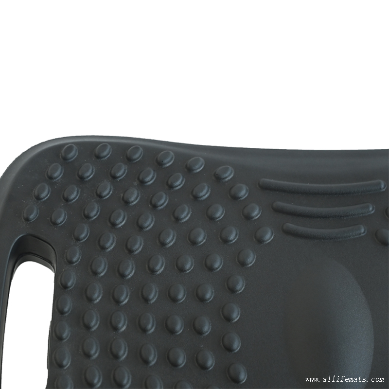 Plastic Wobble Anti Fatigue Balance Board for Standing Desk Stability Rocker with Ergonomic Design Comfort Floor Mat