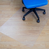 PVC Office Chair Mat for Hardwood Floor 75x120cm Rectangle