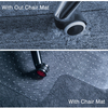 Clear Studded Office Chair Mat Lipped for Carpet