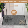  Black Front Door Mat Indoor Outdoor Doormats 