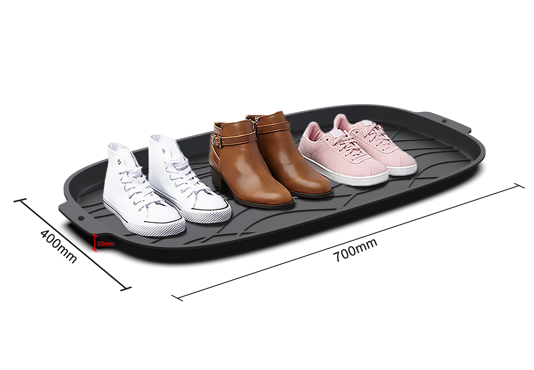 Boot Tray Shoe Tray for Entryway, Indoor & Outdoor
