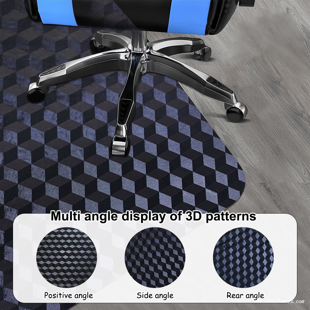 3D Pattern Chair Mat for Wood Floor