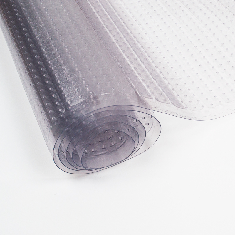 Custom Size Deep Pile Carpet Runners Floor Protector Clear Easy-to-Clean Plastic Mat for Hallway Living or Dining Room Use