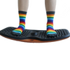 2 in 1 Anti Fatigue Fitness Balance Board Wooden Wobble Anti Fatigue Comfort Mat