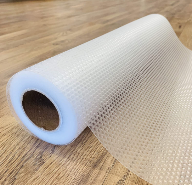 Custom Size Refrigerator Freezer Fridge Shelf Liners Drawer Mat Non Adhesive EVA Plastic Washable Waterproof Pads for Kitchen Cabinet Pantry Closet Cupboard