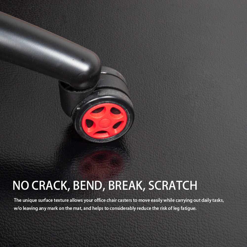 anti-skid plastic black mat for office chair 