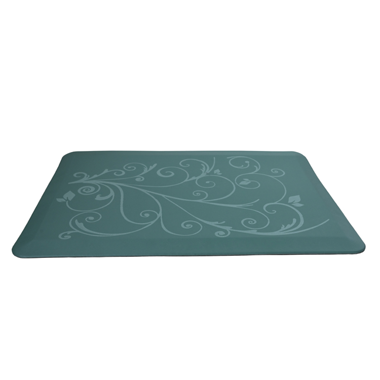 Customized Printed Pattern Logo Memory Foam Anti Fatigue Kitchen Floor Mat