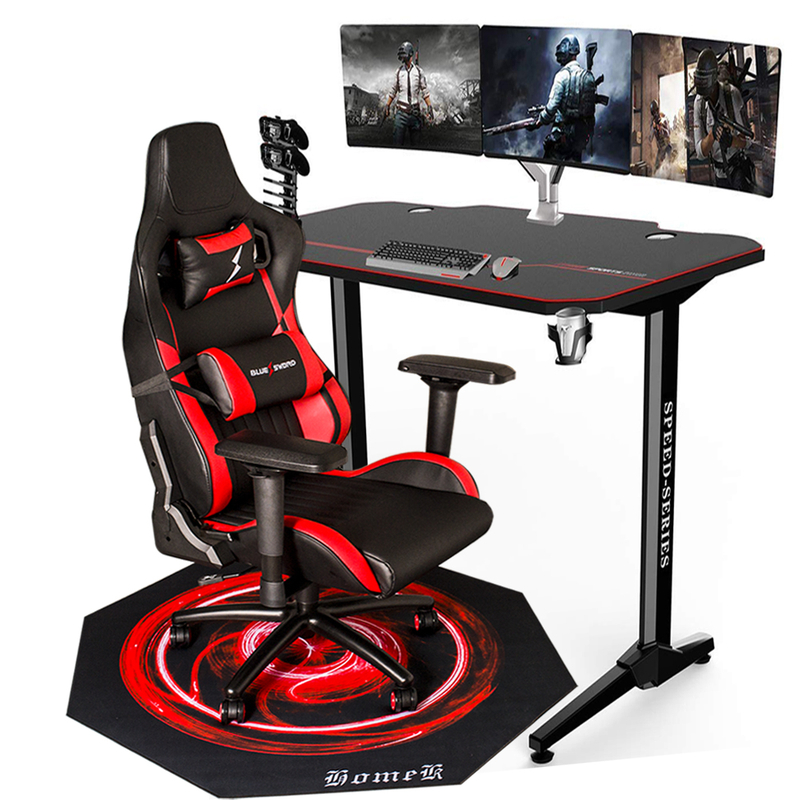 Factory Custom AntiSlip Octagon Esport Gaming Chair Mat Rubber Floor