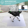Milk White PP Foldable Chair Mat 