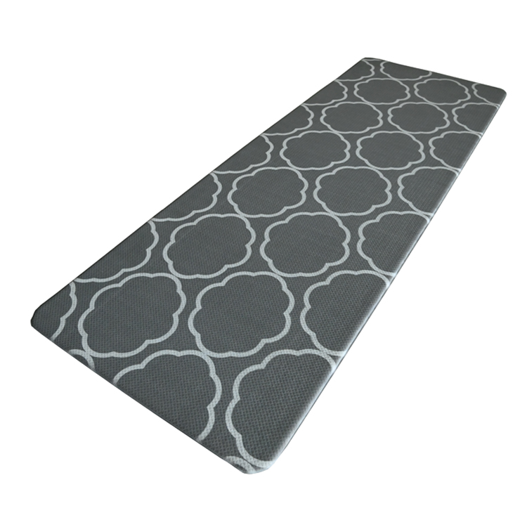 Customized Pattern PVC Foam Anti Fatigue Comfort Heavy Duty Kitchen Floor Mats Waterproof Oil Proof Non-Skid