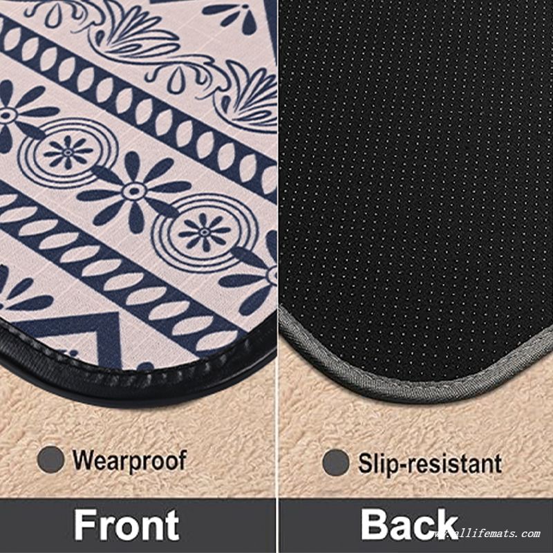 National Pattern Polyester Surface Foldable Chair Mat for Office