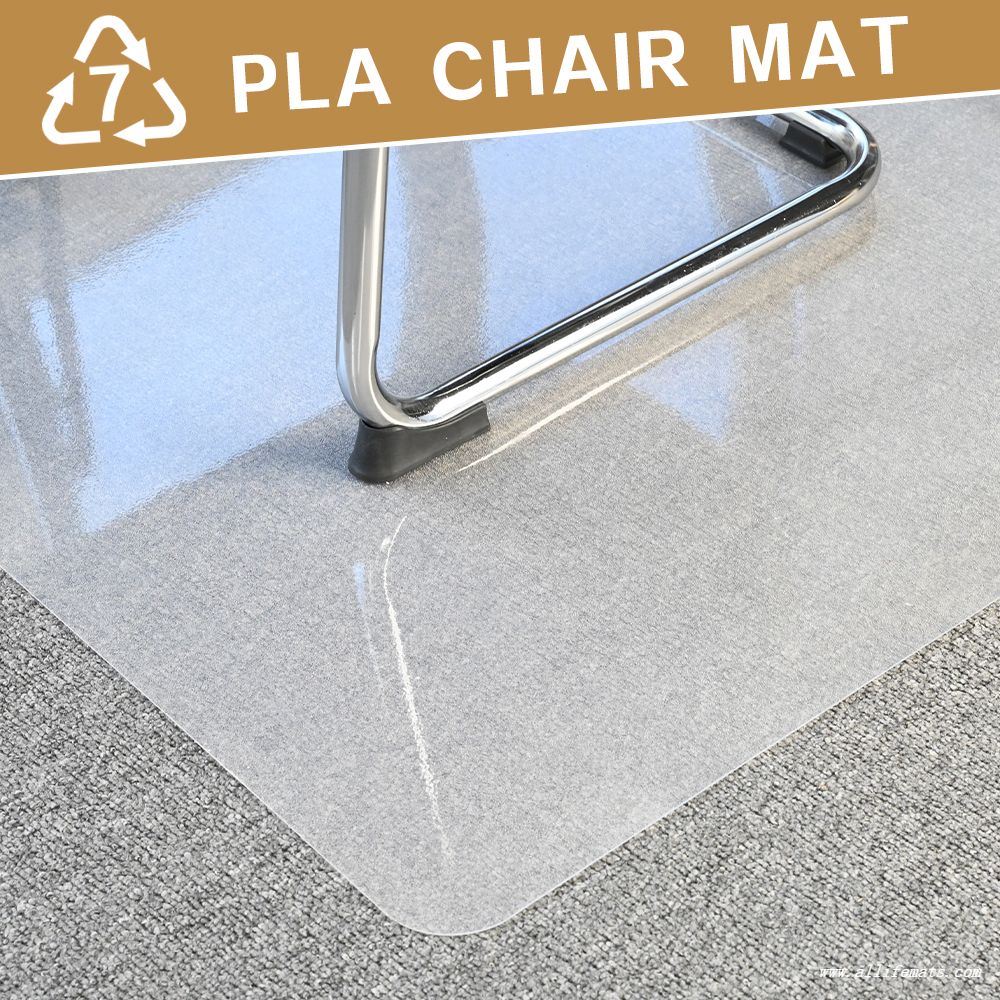 Degradable New Materials PLA Office Chair Mat Floor Protector for Tile