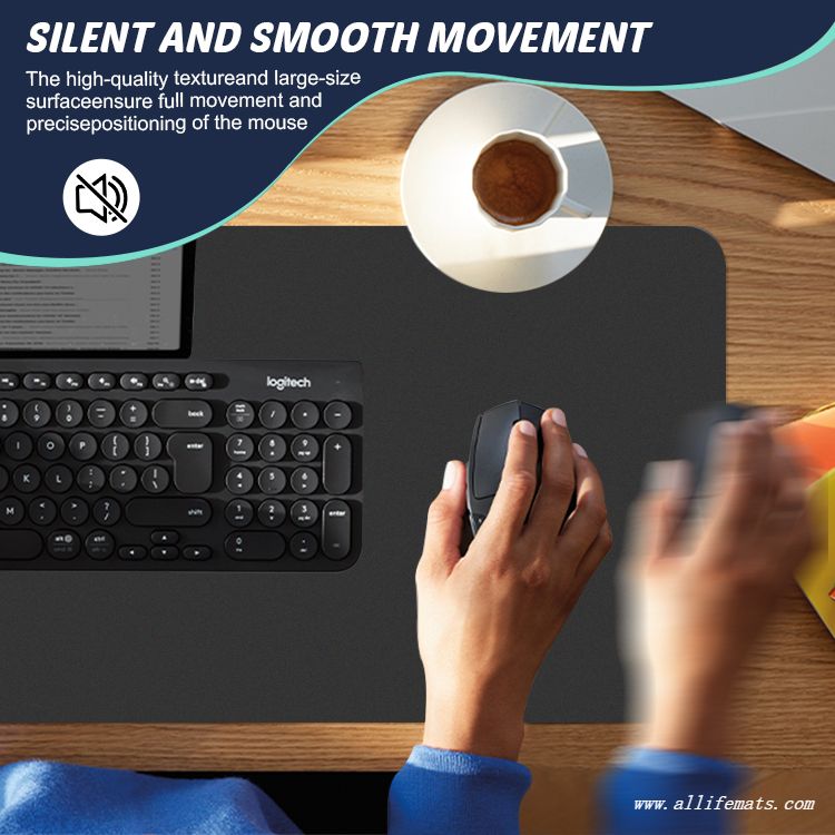 Non-Slip Pvc Leather Desk Pad for Office Study