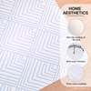 ALLIFEMATS Little Daisy Pattern Chair Mat for Wood Floor