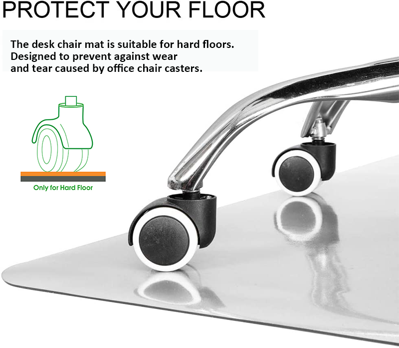 office chair mat for hardwood floor protection