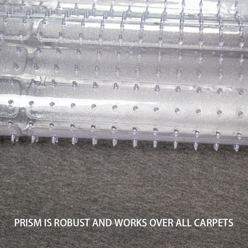 Custom Size Deep Pile Carpet Runners Floor Protector Clear Easy-to-Clean Plastic Mat for Hallway Living or Dining Room Use