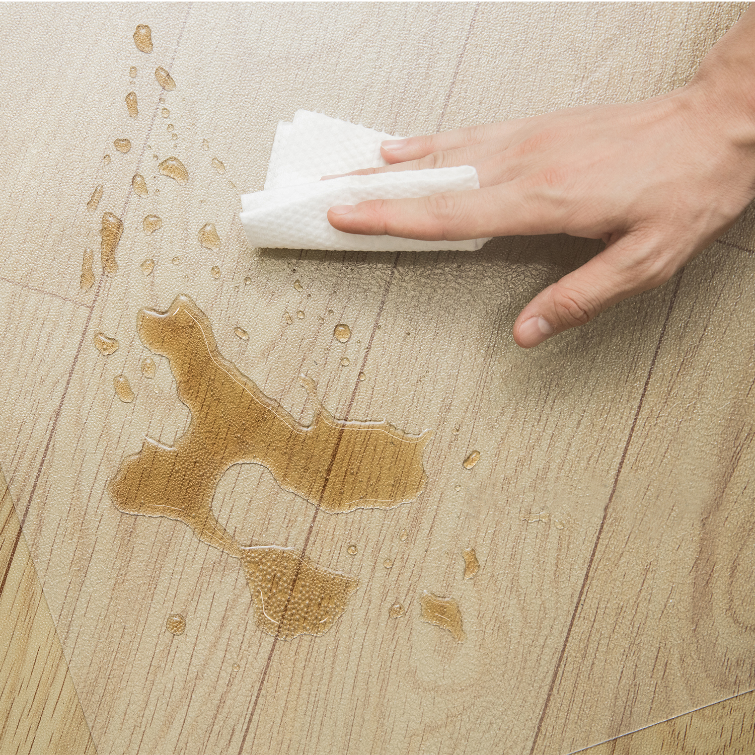 Eco-friendly Vinyl Office Desk Chair Mat for Hard Floors 