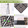 Outdoor Stone Spliced Floor Interlocking Tiles Diy Decking Piles 