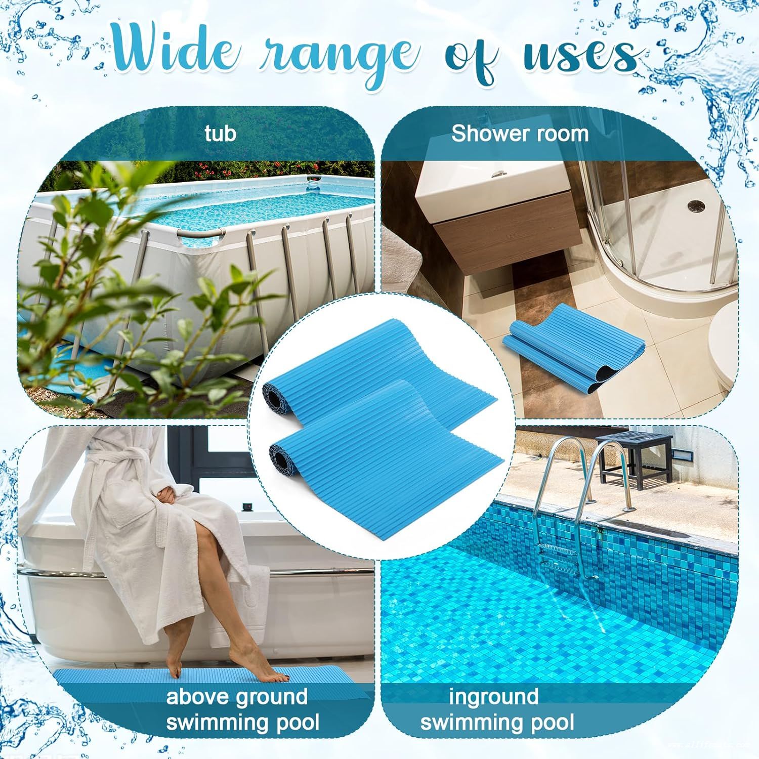 PVC swimming Pool Ladder Mat Ladder Mat 