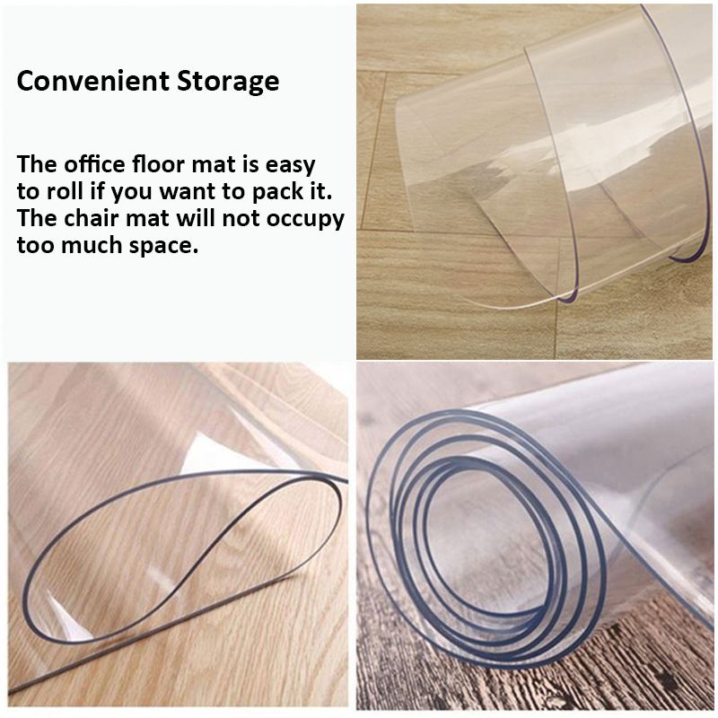 Hot Selling Office chair floor Mats easy to unroll